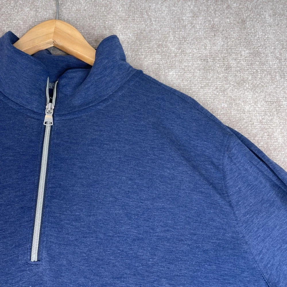 Banana‎ Republic Polartec Half Zip Pullover Sweatshirt Navy Blue XXL Mens